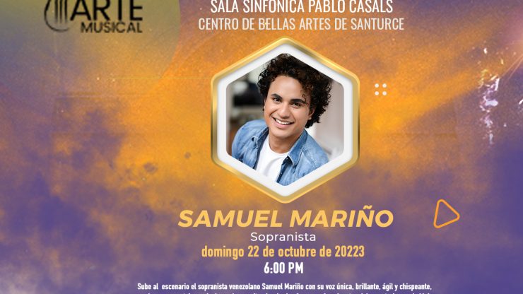 Samuel Mariño sets foot on stage