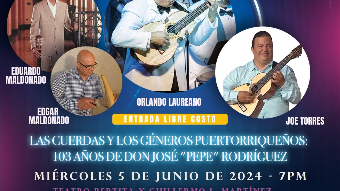 Orlando Laureano «Las cuerdas y los géneros puertoriqueños»